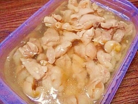 作り置き☆鶏モモ肉の水煮